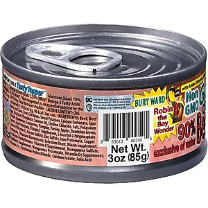 Gentle Giants Non-GMO Grain-Free 90% Beef Wet Dog Food, 3-oz can, case of 24