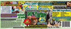 Gentle Giants Non-GMO Grain-Free 90% Turkey Wet Dog Food, 13-oz can, case of 12 slide 2 of 9
