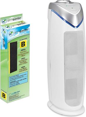 Show full view: Germ Guardian AC4825W HEPA Filter Air Purifier + Replacement Filter B slide 1 of 9