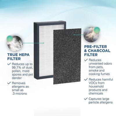 Show full view: Germ Guardian FLT4100 HEPA Air Purifier Replacement Filter E slide 2 of 5