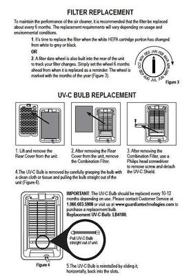 Show full view: Germ Guardian FLT4100 HEPA Air Purifier Replacement Filter E slide 5 of 5