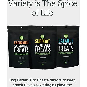 Get Joy Superfood Beef Organ Kidney High Protein, Grain & Gluten-Free Freeze-Dried Dog Treats, 4-oz bag