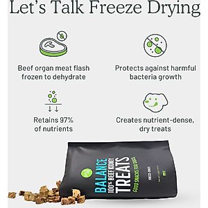 Get Joy Superfood Beef Organ Kidney High Protein, Grain & Gluten-Free Freeze-Dried Dog Treats, 4-oz bag