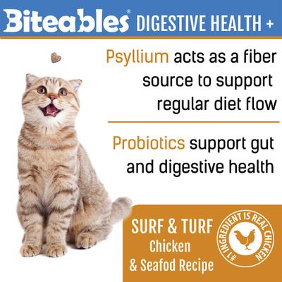 Show full view: Get Naked Biteables Digestive Health Plus Soft Cat Treats, 3-oz bag slide 4 of 9