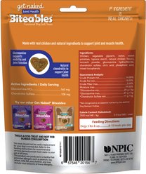 Get Naked Biteables Functional Joint Health Real Chicken Recipe Dog Treats, 6-oz bag slide 2 of 5