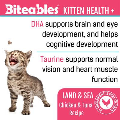 Show full view: Get Naked Biteables Kitten Health Plus Soft Cat Treats, 3-oz bag slide 4 of 9