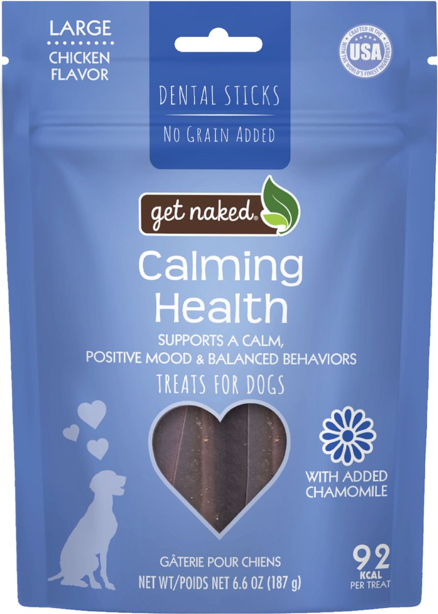 Get Naked Premium Calming Care Chicken & Maple Flavor Grain-Free Dog Treats, 7 count