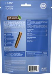 Get Naked Calming Health Dental Sticks Chicken Flavor Grain-Free Large Dog Treats, 6.6-oz bag slide 2 of 6