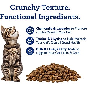 Get Naked Calming Health Grain-Free Salmon & Cheese Flavor Crunchy Cat Treats, 2.5-oz bag