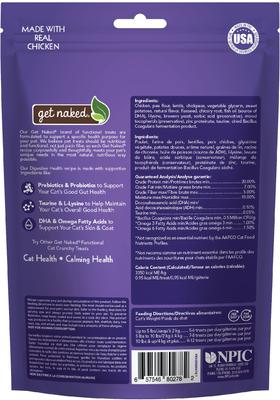 Show full view: Get Naked Digestive Health Grain-Free Chicken Flavor Crunchy Cat Treats, 2.5-oz bag slide 3 of 8