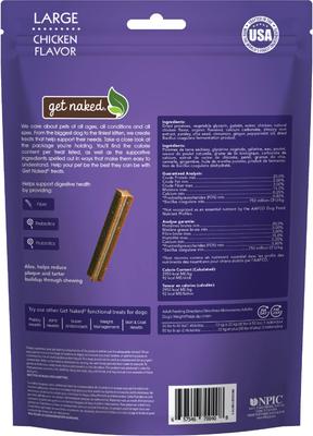 Show full view: Get Naked Digestive Health Grain-Free Dental Stick Dog Treats, 18 count, Small slide 3 of 9