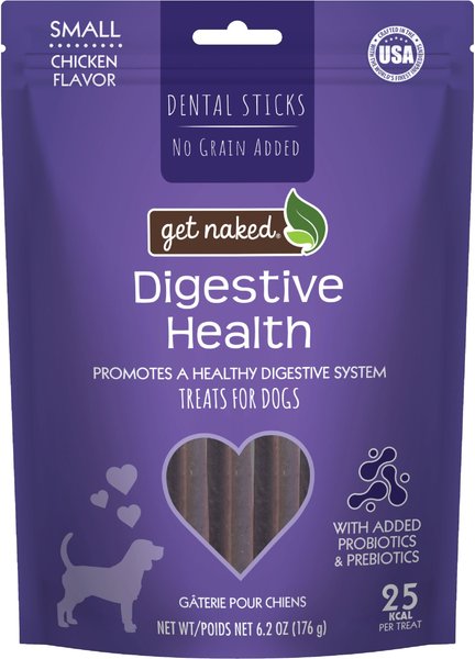 Picture of GET NAKED Digestive Health Grain-Free Dental Stick Dog Treats, 6 count ...