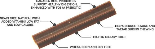 Show full view: Get Naked Digestive Health Grain-Free Dental Stick Dog Treats, Large, 12 count slide 7 of 9