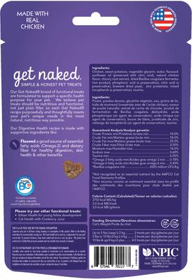 Show full view: Get Naked Digestive Health Soft Cat Treats, 2.5-oz bag slide 3 of 10