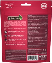 Get Naked Health Grain-Free Chicken & Cranberry Juice Flavor Crunchy Cat Treats, 6-oz bag slide 2 of 6