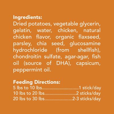 Show full view: Get Naked Joint Health Grain-Free Dental Stick Dog Treats, 18 count, Small slide 6 of 9