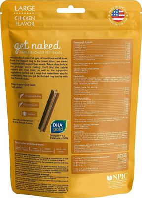 Show full view: Get Naked Joint Health Grain-Free Dental Stick Dog Treats, Large, 12 count slide 3 of 8