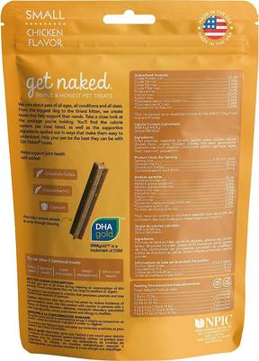 Show full view: Get Naked Joint Health Grain-Free Dental Stick Dog Treats, Small, 36 count slide 3 of 8
