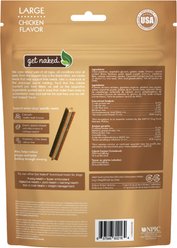 Get Naked Senior Health Dental Sticks Chicken Flavor Grain-Free Large Dog Treats, 6.6-oz bag slide 2 of 6