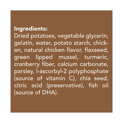 Show full view: Get Naked Senior Health Dental Sticks Chicken Flavor Grain-Free Large Dog Treats, 6.6-oz bag slide 4 of 9