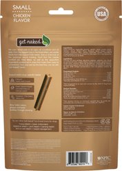 Get Naked Senior Health Dental Sticks Chicken Flavor Grain-Free Small Dog Treats, 6.2-oz bag slide 2 of 6