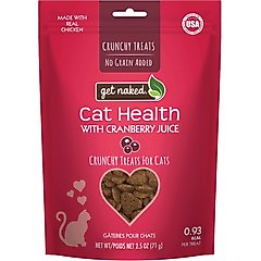 Get Naked Urinary Health Grain-Free Crunchy Cat Treats, 2.5-oz bag
