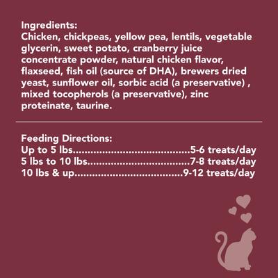 Show full view: Get Naked Urinary Health Grain-Free Crunchy Cat Treats, 2.5-oz bag slide 5 of 8