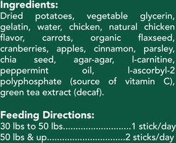 Get Naked Weight Management Large Grain-Free Chicken Flavor Dental Dog Treats, 6.6-oz bag, count varies slide 2 of 6