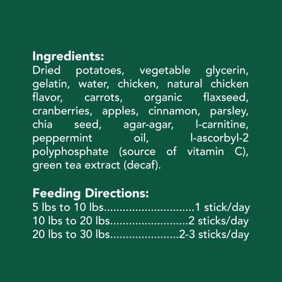 Show full view: Get Naked Weight Management Small Grain-Free Chicken Flavor Dental Dog Treats, 6.2-oz bag, count Varies slide 6 of 9