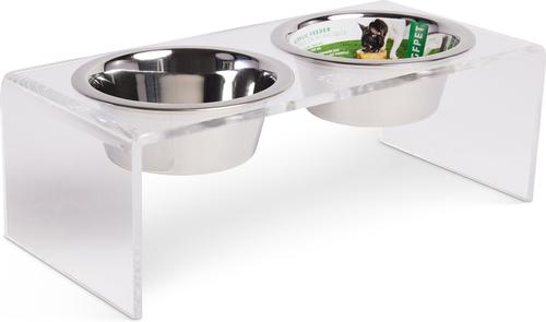 Show full view: GF Pet Acrylic Cat & Dog Feeder, Medium slide 4 of 6