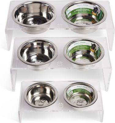 Show full view: GF Pet Acrylic Cat & Dog Feeder, Small slide 3 of 7