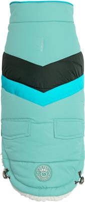 Show full view: GF Pet Alpine Puffer Dog Coat, Light Aqua, Medium slide 4 of 7