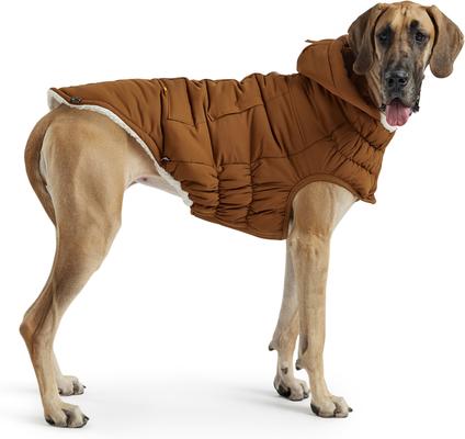 Show full view: GF Pet Arctic Parka Dog Coat, Wood, Medium slide 8 of 10