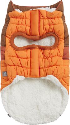 Show full view: GF Pet Camplife Puffer Dog Coat, Orange, X-Large slide 3 of 8