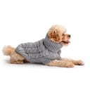 GF Pet Chalet Dog Sweater, Grey, X-Small