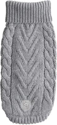 Show full view: GF Pet Chalet Dog Sweater, Grey, XXX-Large slide 3 of 9