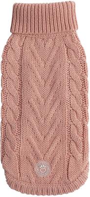 Show full view: GF Pet Chalet Dog Sweater, Pink, Medium slide 2 of 7