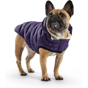 GF Pet Cloud Parka Dog Coat, Purple, Small