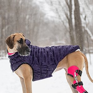 GF Pet Cloud Parka Dog Coat, Purple, Small
