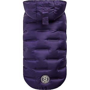 GF Pet Cloud Parka Dog Coat, Purple, Small