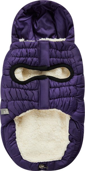 Show full view: GF Pet Cloud Parka Dog Coat, Purple, XX-Small slide 4 of 9