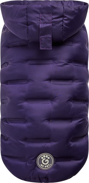 Show full view: GF Pet Cloud Parka Dog Coat, Purple, XX-Small slide 2 of 9