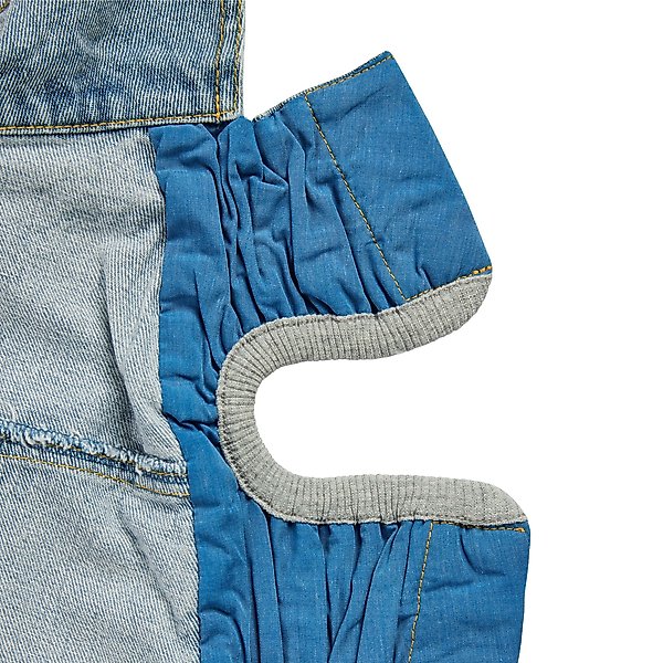 Show full view: GF Pet Denim Jacket All Season Dog Coat, Light Wash, XX-Small slide 5 of 8