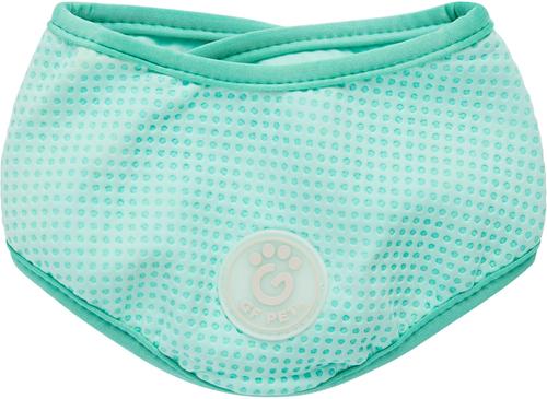 Show full view: GF Pet Ice Band Dog Bandana, Aqua, X-Small slide 3 of 9