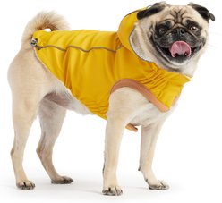 GF Pet Insulated Dog Raincoat, Yellow, Small