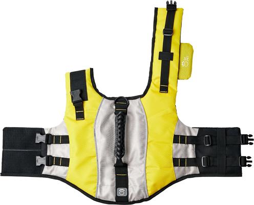 Show full view: GF Pet Life Vest Dog Jacket, Yellow, X-Small slide 4 of 7