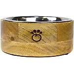OurPets Rubber-Bonded Stainless Steel Waterbath Collection Dog & Cat Bowl