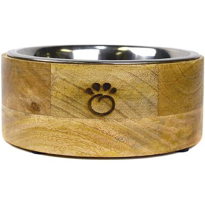 GF Pet GF Pet Mango Wood Cat & Dog Bowl, Medium