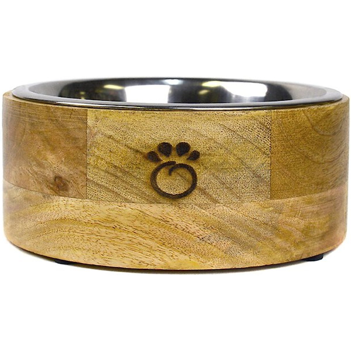 GF Pet Mango Wood Cat & Dog Bowl, Small