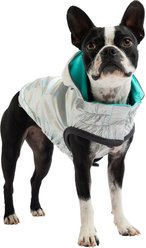 GF Pet Neon Reversible Dog Raincoat, Neon Aqua, XX-Large